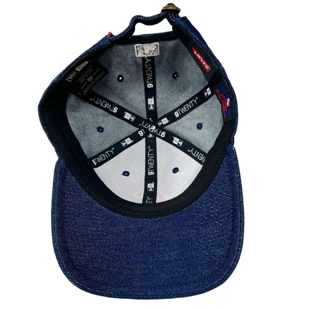Levi’s x Chicago Cubs MLB‎ Collection Blue Denim Baseball Cap Hat New Era
